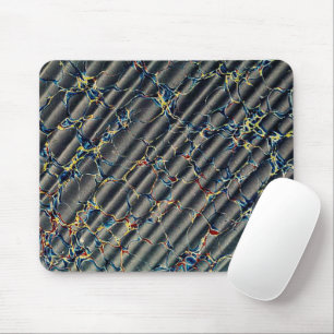 Schwarzes marmoriertes Papiermuster Mousepad