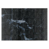 Schwarzes Marmormuster Schneidebrett (Vorderseite)