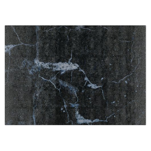 Schwarzes Marmormuster Schneidebrett (Vorderseite)