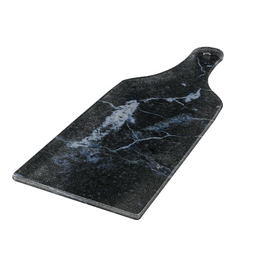 Schwarzes Marmormuster Schneidebrett (Ecke)