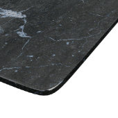 Schwarzes Marmormuster Schneidebrett (Ecke)