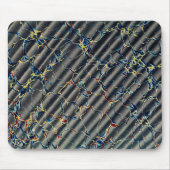 Schwarzes Marmorpapier Muster Mousepad (Vorne)