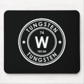 Schwarzes Mauspad für das Wolframelement (Vorne)