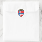 Schwarzes Meer Runder Aufkleber (Tasche)