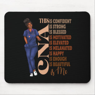Schwarzes Melanin Cna Afrika Schwarze Geschichte M Mousepad