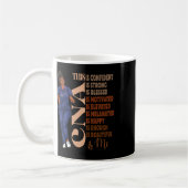 Schwarzes Melanin Cna Afrika Schwarzer Geschichtsm Kaffeetasse (Links)