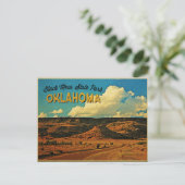 Schwarzes Mesa Oklahoma Postkarte (Stehend Vorderseite)