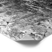 Schwarzes Mesa Plateau betreten (Farbdesaturierung Poster (Ecke)