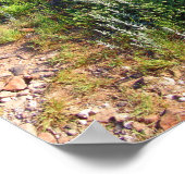 Schwarzes Mesa Plateau betreten (Farbe gesättigt) Poster (Ecke)