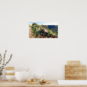 Schwarzes Mesa Plateau betreten (Farbe gesättigt) Poster (Küche)