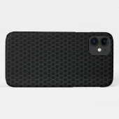 Schwarzes Meschmuster Case Mate Barely There (Rückseite (Horizontal))