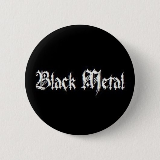 SCHWARZES METALL BUTTON (Vorderseite)