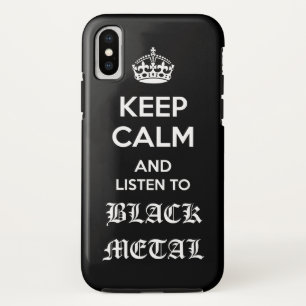Schwarzes Metall Case-Mate iPhone Hülle