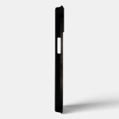 Schwarzes Metall-D-Monogramm-iPhone-Case Case-Mate iPhone Hülle (Rückseite / Rechts)