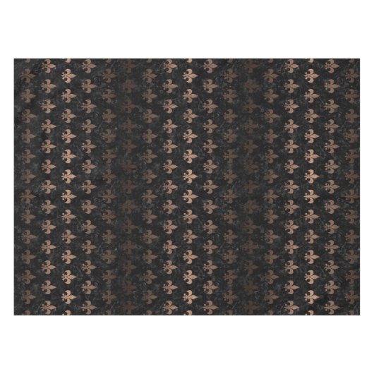 SCHWARZES METALL DES MARMOR-ROYAL1 U. DER BRONZE TISCHDECKE (Vorderseite (Horizontal))