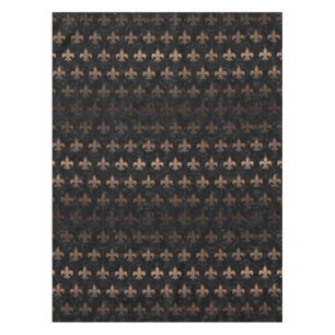 SCHWARZES METALL DES MARMOR-ROYAL1 U. DER BRONZE TISCHDECKE