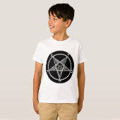 schwarzes Metall, dunkler Baphomet! T-Shirt (Vorne ganz)