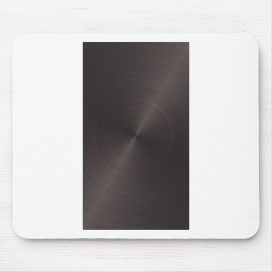 Schwarzes Metall Mousepad (Vorne)