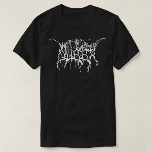 Schwarzes Metall Que T-Shirt (Design vorne)