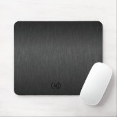 Schwarzes Metalldesign lackierte Aluminiumlackieru Mousepad (Mit Mouse)