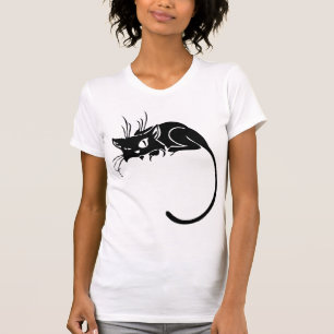 Schwarzes Miezekatze-Katzen-Kätzchen fertigen T-Shirt