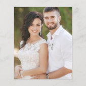 Schwarzes Minimal Modernes Hochzeitsstiel Save the (Rückseite)