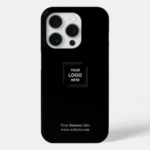 Schwarzes minimalistisches modernes benutzerdefini Case-Mate iPhone hülle