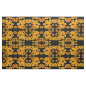 Schwarzes mit Augen Susan-Blumen-Gelb-Blumengewebe Stoff (Fat Quarter (45,7 x 55,9 cm))