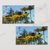 Schwarzes mit Augen Susans Visitenkarte (Vorne/Hinten)