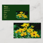 Schwarzes Mit Augen Suspensionsprofil Visitenkarte (Vorne/Hinten)