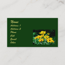 Schwarzes Mit Augen Suspensionsprofil Visitenkarte