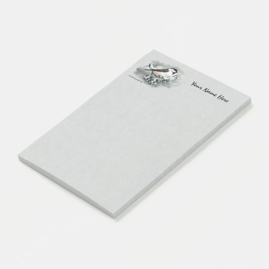 Schwarzes mit einer Kappe bedecktes Post-it Klebezettel (angewinkelt)