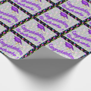 Schwarzes mit geschenkpapier