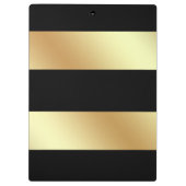 Schwarzes mit Imitat-Goldzauber-Grenze Klemmbrett (Rückseite)