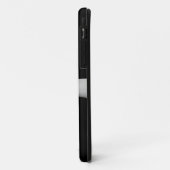 Schwarzes mit weißem Bandbogen iphone Kasten Case-Mate iPhone Hülle (Hinten/Links)