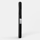 Schwarzes mit weißem Bandbogen iphone Kasten Case-Mate iPhone Hülle (Hinten/Rechts)