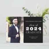 Schwarzes Mittelalter Moderner Minimalistischer Ho Ankündigung (Stehend Vorderseite)