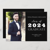 Schwarzes Mittelalter Moderner Minimalistischer Ho Ankündigung (Vorne/Hinten)