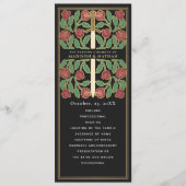 Schwarzes mittelalterliches goldenes florales Schw Programm (Vorderseite)