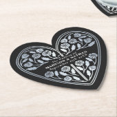 Schwarzes mittelalterliches silbernes Königsschwer Untersetzer (angewinkelt)