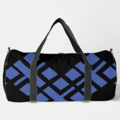 Schwarzes Mittelblau Duffle Bag (Vorderseite)