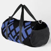Schwarzes Mittelblau Duffle Bag (Rechte Ecke)