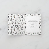 Schwarzes, modernes Drehbuch Weihnachten Multi-Fot (Innenseite)