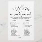 Schwarzes, modernes, einfaches Spiel Flyer (Vorne)