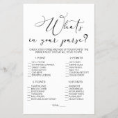 Schwarzes, modernes, einfaches Spiel Flyer (Vorne)