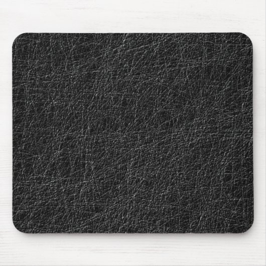 Schwarzes modernes Muster Mousepad (Vorne)