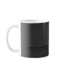Schwarzes Monogramm Minimalistisch Modernes Berufl