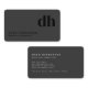 Schwarzes Monogramm Minimalistisch Modernes Berufl