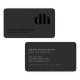 Schwarzes Monogramm Minimalistisch Modernes Berufl
