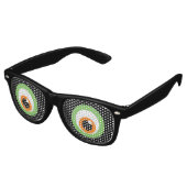 Schwarzes Monster Augen Party Shades Partybrille (Schrägansicht)